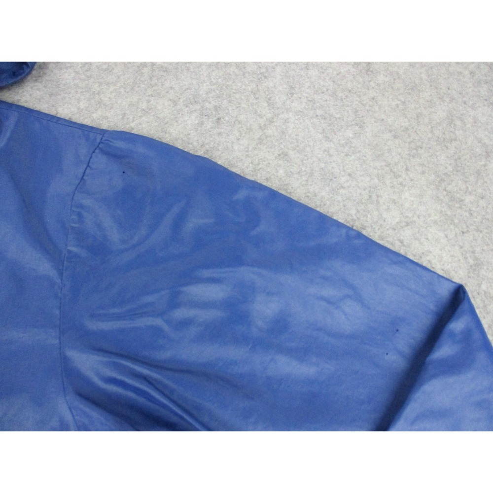 VINTAGE Lacoste Jacket Boys XL Blue Izod Anorak Windbreaker Hooded Lightweight‎ - Picture 6 of 12